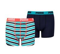 PUMA Boxer, Biancheria Intima Unisex - Bambini e ragazzi, Rosso/Blu, 134-140