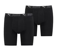 Boxer da uomo Puma Sport Cotton Long Boxers 2P Taglia: M / Colore: nero