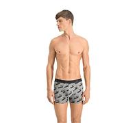 PUMA Boxer, Biancheria Intima Uomo, Black Grey, L