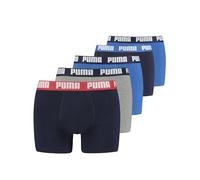 PUMA Boxer, Biancheria Intima Uomo, Blu/Grigio, XXL