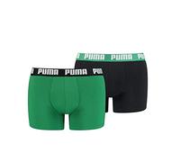PUMA Boxer, Biancheria Intima Uomo, Green Black White, S