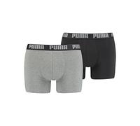 Boxer Puma Basic grigio nero (2 unità) - XXL