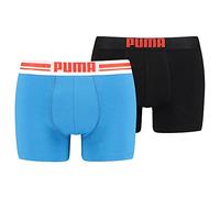 PUMA Boxer da Uomo, con Logo, Confezione da 2 Pezzi, Spring Break Blue Combo, XL