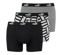 PUMA Boxer da uomo, confezione da 3, Black Grey Combo, L