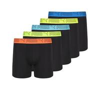 Puma Boxer da Uomo, Confezione da 5, Nero/Luminoso, Grande