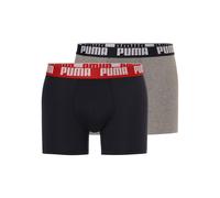 PUMA Boxer grigio / rosso sangue / nero / bianco Uomo PUMA XL