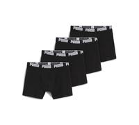 PUMA Boxer in confezione da 4 pezzi da uomo, Abbigliamento, Nero, 6 6