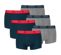 PUMA Boxer navy / grigio scuro / rosso / bianco Uomo PUMA L