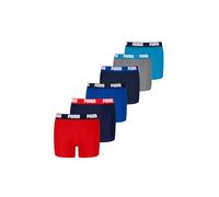 PUMA Boxer per bambini, in morbido cotone biologico, confezione da 6