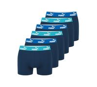 PUMA Boxer 'Puma Herren Boxershorts BLUE aus Baumwolle, Unterhosen für Männer' marino Uomo PUMA XXL