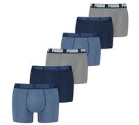 Puma Boxer Shorts Da Uomo, 6 Pezzi - Boxer Basic ECOM, Cotone Stretch, Everyd...