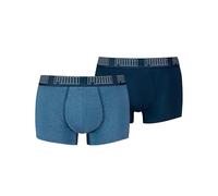 PUMA Boxer Trunk Boxershorts Herren Everyday Unterhose Pant Unterwäsche 2er Pack, Farbe:007 - Denim, Bekleidungsgröße:S, 007 - Denim, S