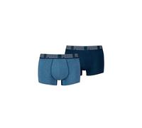 PUMA Boxer Trunk Boxershorts Herren Everyday Unterhose Pant Unterwäsche 2er Pack, Farbe:007 - Denim, Bekleidungsgröße:L, 007 - Denim, L