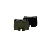 PUMA Boxer Trunk Boxershorts Herren Everyday Unterhose Pant Unterwäsche 2er Pack, Farbe:Forest Night, Bekleidungsgröße:M, Kastanienbraun, M