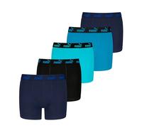 Puma Boy's Basic Boxer, Blue Combo, 122/128 (5er Pack)