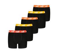 Puma Boy's Basic Boxer, Red/Black, 146/152 (5er Pack)