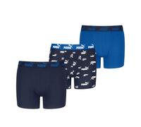 PUMA Boy's Elements Boxer, Blue Combo, 170/176 (3er Pack)
