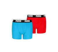 PUMA Boy's Everyday Basic Boxer, Blue/Red, 170/176 (2er Pack)