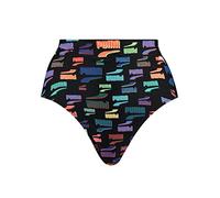 PUMA Brief 701221724 Slip bikini, Multicolour Black Combo, L Donna