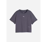 Puma Brightstride Cloudspun Short Sleeve T-shirt Grigio L Donna