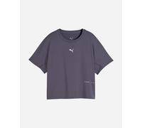 Puma Brightstride Cloudspun Short Sleeve T-shirt Grigio L Donna