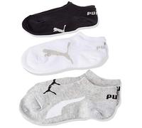 PUMA BWT SNEAKER 3P, Calzini, Unisex - Bambini e ragazzi, White/Grey/Black, 27-30