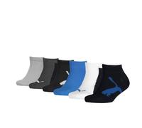 PUMA BWT Sneaker Socks Kids (6-Pack), Abbigliamento, Navy/Bianco/Strong Blu, 27-30 27-30