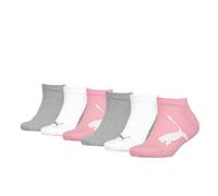 PUMA BWT Sneaker Socks Kids (6-Pack), Abbigliamento, Rosa/Grey, 23-26 23-26