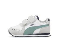 PUMA Cabana Racer SL 20 V Inf, Scarpe da Ginnastica Unisex - Bambini e ragazzi, Bianco Minerale Blu, 22 EU
