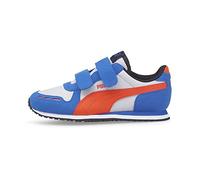 PUMA Cabana Racer SL 20 V PS, Scarpe da Ginnastica, Bianco White-Cherry Tomato, 34 EU