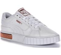 Puma Cali Dream Lth Classic Low Top In Pelle Trainer Donna Bianco UK 3 - 9