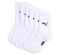 PUMA Calze Classic per ragazzi (confezione da 6), Accessori, Bianco, 31-34 31-34