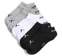 PUMA Calze da sneakers per ragazzi (confezione da 3), Accessori, Grigio, 35-38 35-38