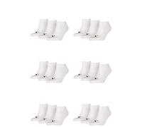 Puma - Calze sportive unisex, 18 pz, Unisex, bianco, 39-42