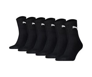 Puma Calze Sportive Unisex, 6 Pezzi - Calze Corte, ECOM, Logo, Monocromatico