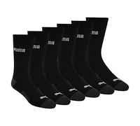 PUMA Confezione da 6 Calzini Equipaggio, Logo Nero/Grigio, L Uomo