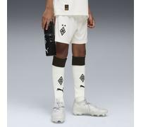 PUMA Calzettoni Borussia Mönchengladbach 25/26 per ragazzi, Abbigliamento, Warm Bianco/Nero, 13-14Y 13-14Y