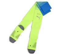PUMA Calzettoni con grafica Manchester City 25/26 da uomo, Abbigliamento, Pro Verde/Hyperlink Blu, 39-42 39-42