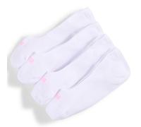 PUMA Calzettoni da calcio in tessuto mesh da donna (confezione doppia), Accessori, Bianco, 35-38 35-38