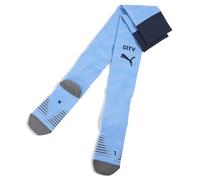 PUMA Calzettoni Manchester City 25/26 da uomo, Abbigliamento, Light Blu/Deep Navy, 43-46 43-46