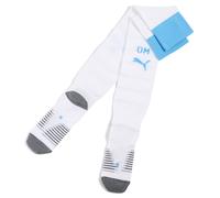 PUMA Calzettoni Olympique de Marseille 25/26 da uomo, Abbigliamento, Bianco/Azure, 43-46 43-46