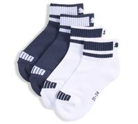 PUMA Calzini corti per ragazzi (confezione doppia), Abbigliamento, Bianco, 27-30 27-30