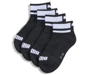PUMA Calzini corti per ragazzi (confezione doppia), Abbigliamento, Nero, 27-34 27-34