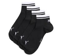 PUMA Calzini corti unisex (confezione da 2), Accessori, Nero, 43-46 43-46