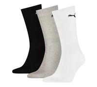 PUMA Crew, Calzini Unisex - Adulto, Bianco/Grigio/Nero 945, 47-49 (Pacco da 3)