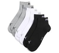 PUMA Calzini corti unisex (confezione da 3), Abbigliamento, Grigio, 39-42 39-42