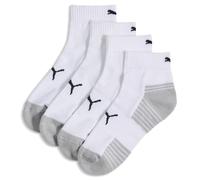 PUMA Calzini corti unisex (confezione da 3), Accessori, Bianco, 35-38 35-38