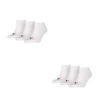 Puma - Calzini da corsa da uomo, colore: grigio/nero/bianco, taglia 35 300 - Bianco 9-11