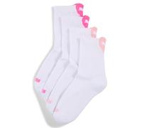 Calzini corti PUMA Heart in confezione doppia da donna, Bianco/Rosa, 35-38 35-38