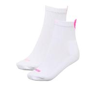 Calzini corti PUMA Heart in confezione doppia da donna, Bianco/Rosa, 35-38 35-38